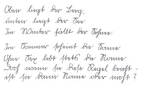 Fakten-Gedicht kurrent